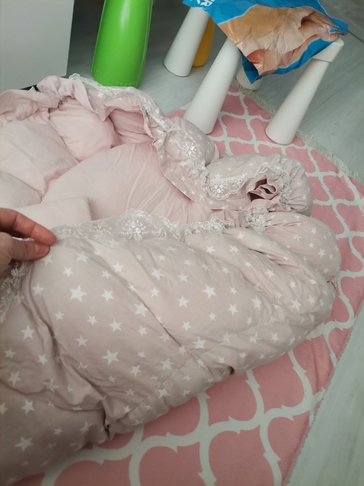 Pembe Çocuk babynest oyun minderi - Görsel 2