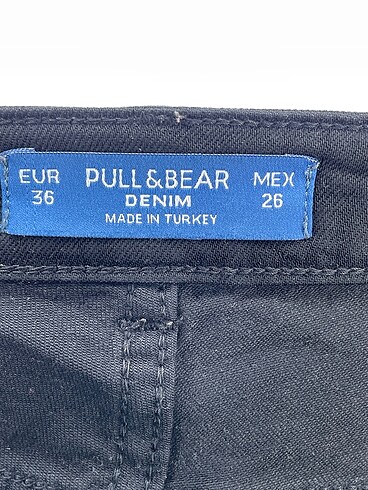 36 Beden siyah Renk Pull and Bear Jean / Kot %70 İndirimli.