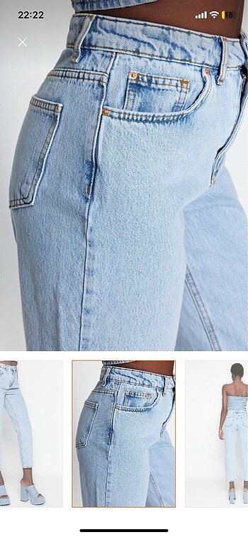 40 Beden TRENDYOLMILLA STRAIGHT JEAN