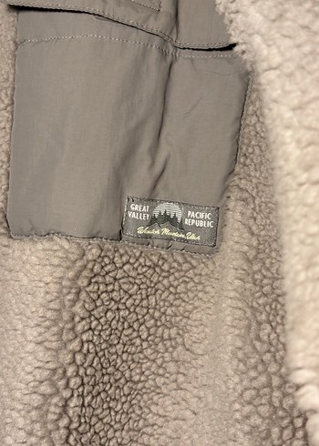 Gri Sıcak Tüylü Kadın Ceket - Görsel 7