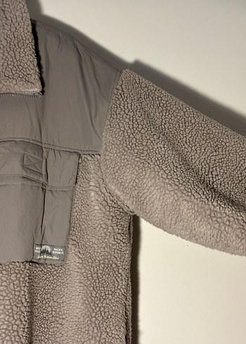 Gri Sıcak Tüylü Kadın Ceket - Görsel 3