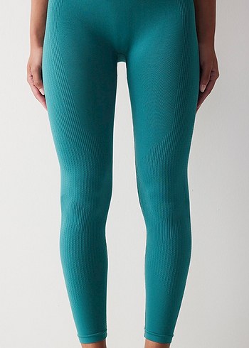 Turkuaz Kadın Spor Tayt - Görsel 2