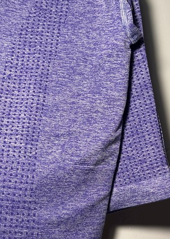 Mor Streç Kadın Spor Tayt - Görsel 5