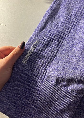 Mor Streç Kadın Spor Tayt - Görsel 4