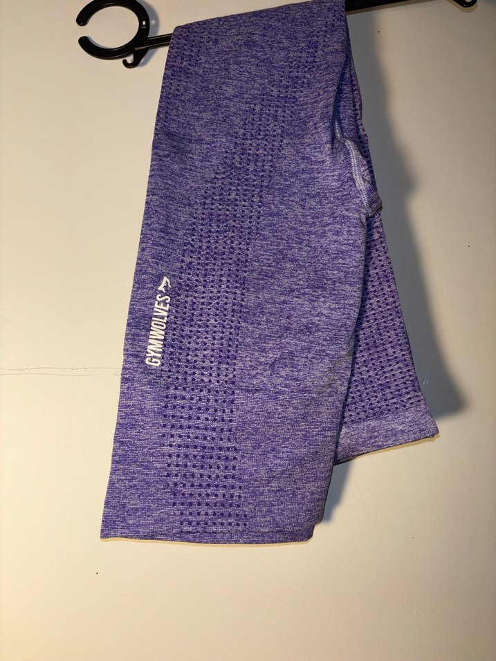 Mor Streç Kadın Spor Tayt - Görsel 2