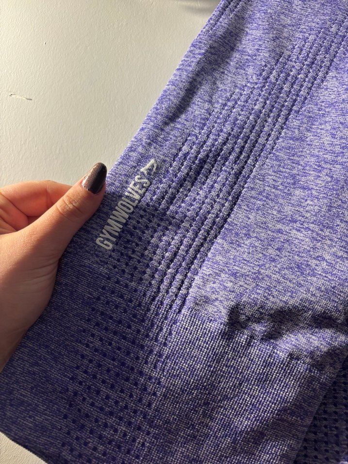 Mor Streç Kadın Spor Tayt - Görsel 4