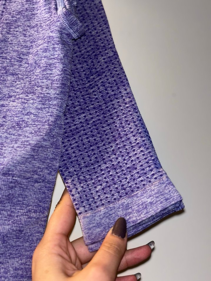 Mor Streç Kadın Spor Tayt - Görsel 3