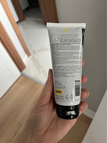 Bee Beauty Havyarlı siyah maske
