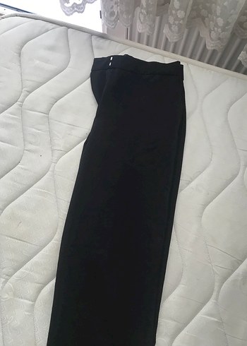 LC Waikiki Siyah Kadın Kumaş Pantolon Regular Fit