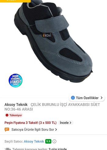 demirli is ayakkabisi inter fiytinida ekledim ona giore alin - Görsel 6