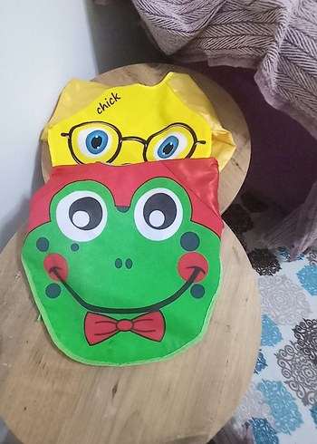 Renkli Baskılı Bebek Önlüğü - Görsel 3