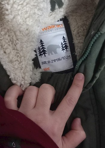 Erkek Çocuk Gri Kürklü Kapüşonlu Mont - Görsel 7