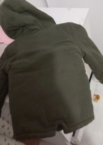 Erkek Çocuk Gri Kürklü Kapüşonlu Mont - Görsel 8