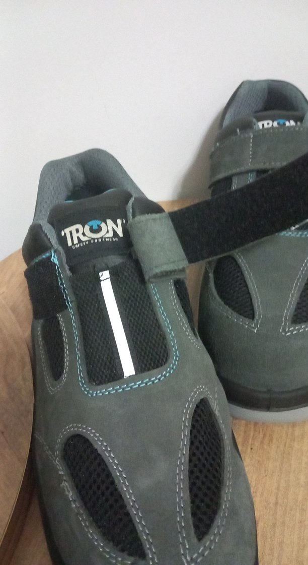 Gri Erkek Spor Ayakkabı Cırtcırtlı - Görsel 3