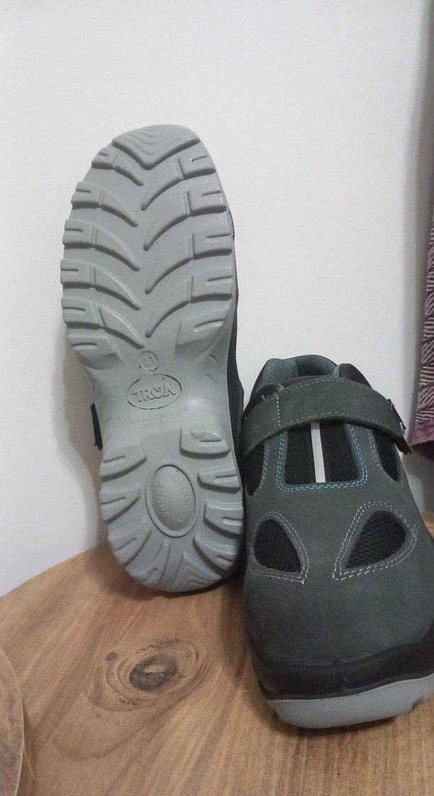 Gri Erkek Spor Ayakkabı Cırtcırtlı - Görsel 2