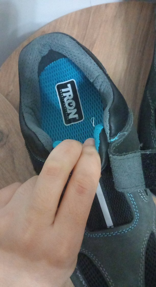 Gri Erkek Spor Ayakkabı Cırtcırtlı - Görsel 4