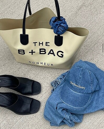  Beden gri Renk BONHEUR THE B+BAG NO3 PolyPop Bag