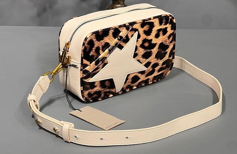Golden Goose Leopar Woman?s Star Bag