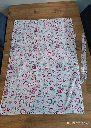 Pembe Desenli Bebek Emzirme Önlüğü - Görsel 3