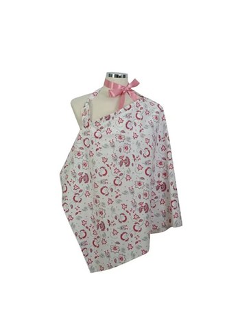 Pembe Desenli Bebek Emzirme Önlüğü - Görsel 2