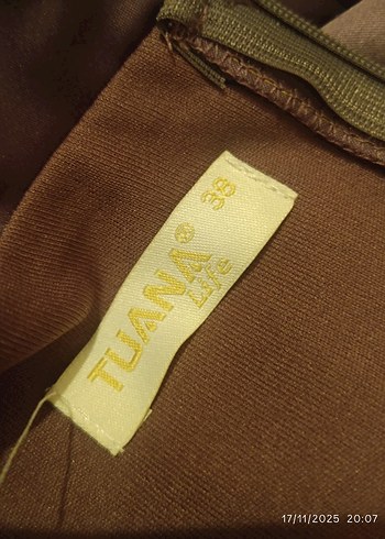 Uzun Mor tesettür abiye Drapeli Kadın Elbise - Görsel 4