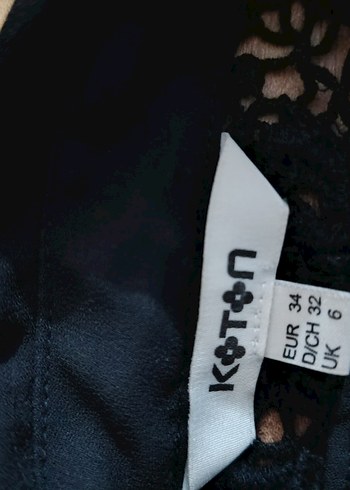 Düğmeli Siyah  Gömlek Bluz - Görsel 3