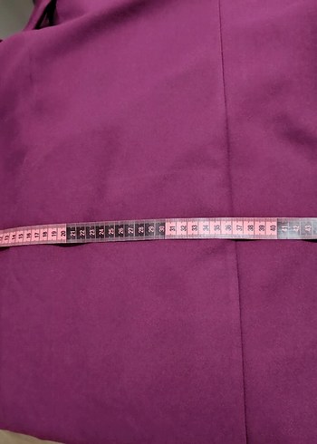 Mürdüm Drapeli Uzun Abiye Elbise - Görsel 8