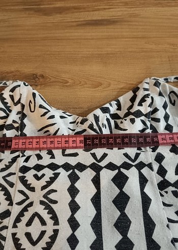 askılı keten yazlık elbise - Görsel 6