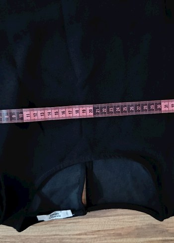 Siyah Midi Kolsuz Elbise - Görsel 7