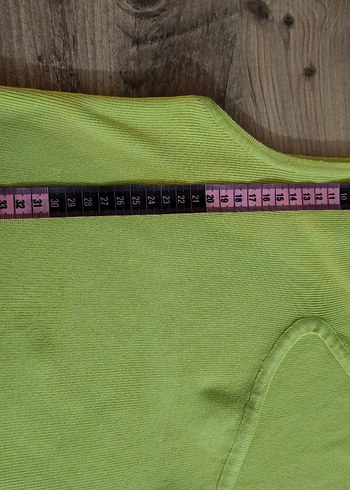 Yeşil Mini Askısız Crop Top - Görsel 6