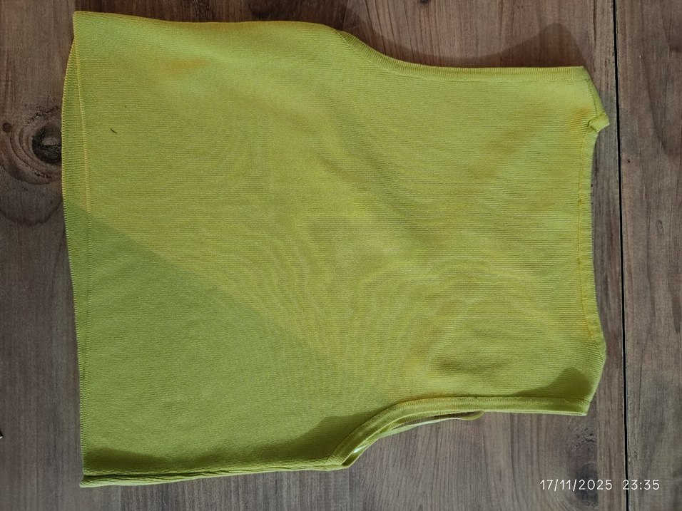 Yeşil Mini Askısız Crop Top - Görsel 4