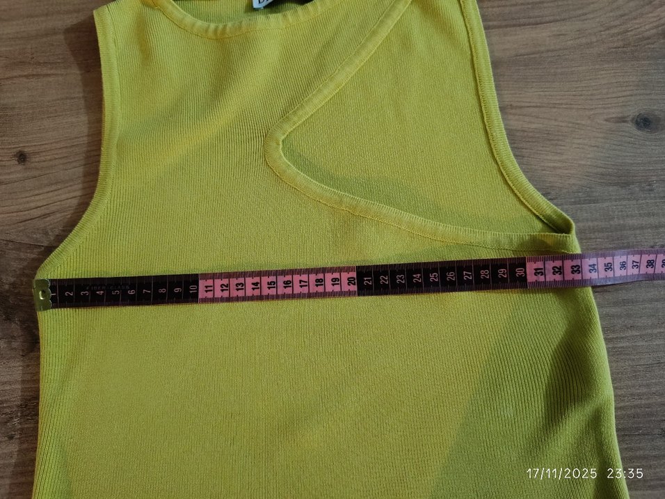 Yeşil Mini Askısız Crop Top - Görsel 5