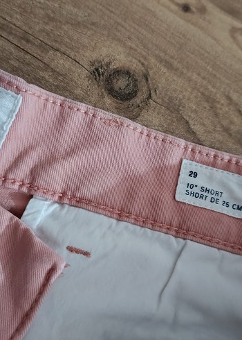 Pembe Unisex Pamuklu Şort - Görsel 4