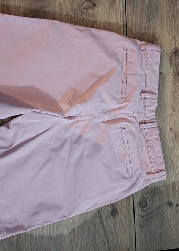 Pembe Unisex Pamuklu Şort - Görsel 2