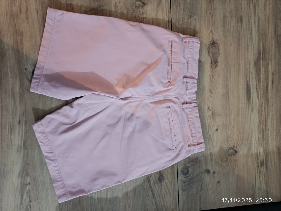 Pembe Unisex Pamuklu Şort - Görsel 2