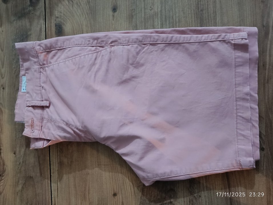 Pembe Unisex Pamuklu Şort - Görsel 3