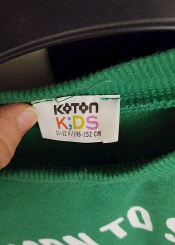 Erkek Çocuk Yeşil Uzun Kollu Sweatshirt - Görsel 2