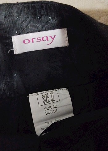 Kadın Siyah Çizgili Pilili Kalem Etek - Görsel 5