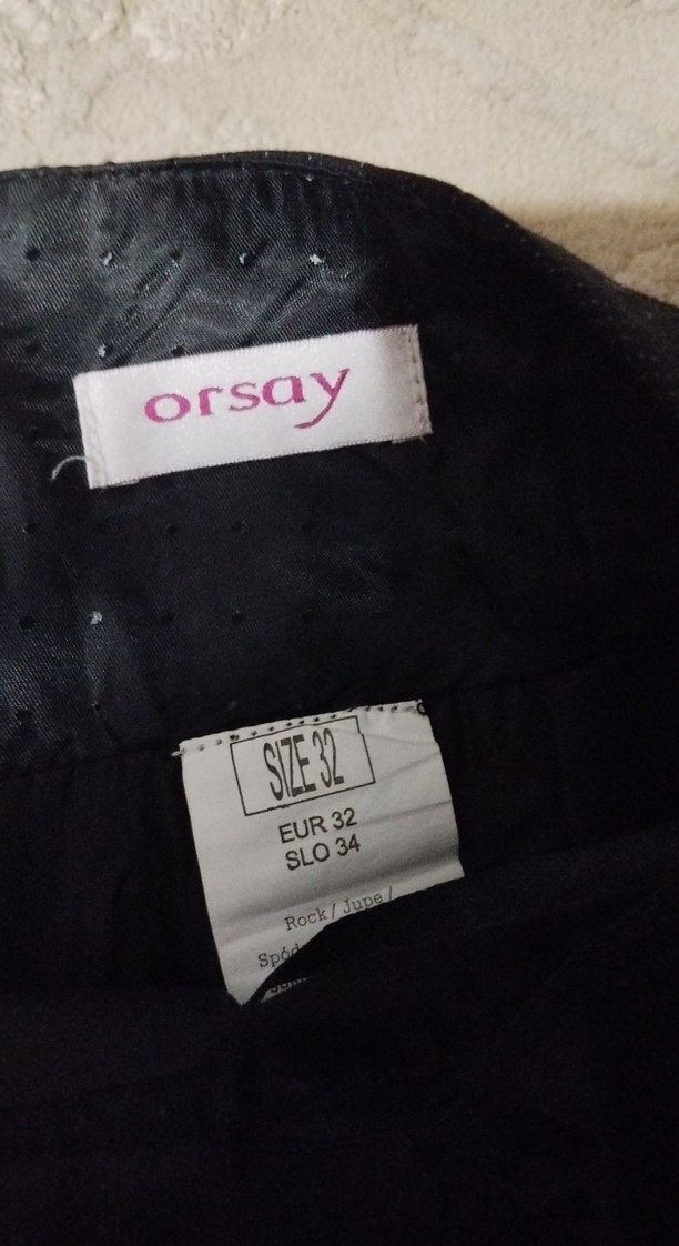 Kadın Siyah Çizgili Pilili Kalem Etek - Görsel 5