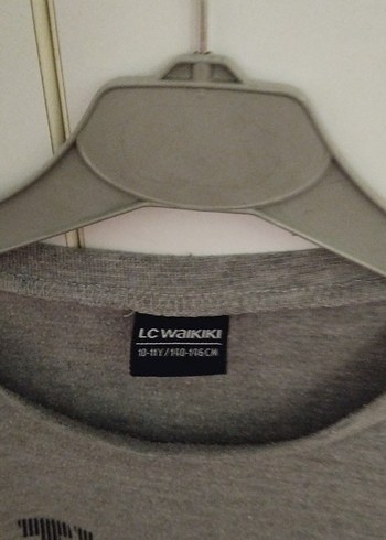 Gri Erkek Çocuk Triko Sweatshirt - Görsel 2