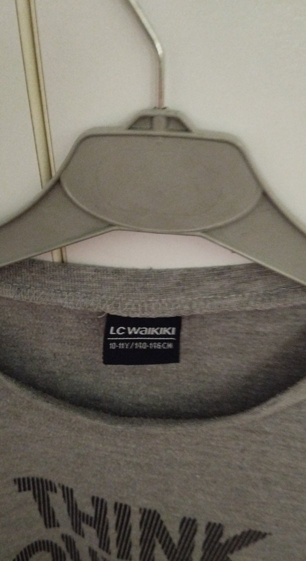 Gri Erkek Çocuk Triko Sweatshirt - Görsel 2