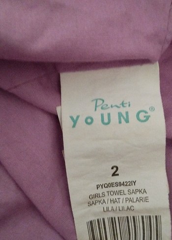 Kadın Mor Pastel Polar Şapka kız çocuk - Görsel 2