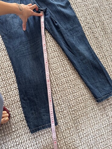 xs Beden mavi Renk Mango jean tulum