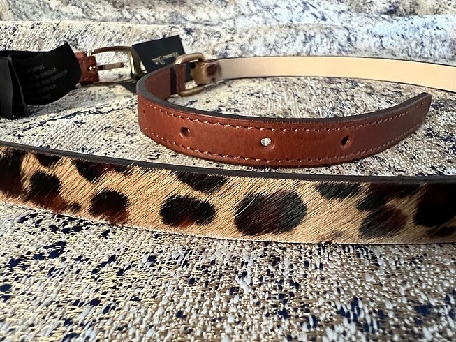 Massimo Dutti leopar kemer