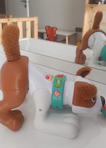Fisher Price Renkli Çocuklar İçin Peluş Köpek Oyuncak