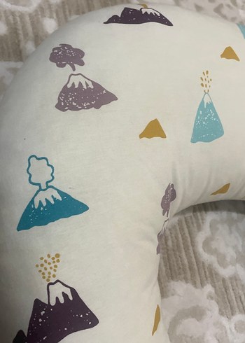 Pastel Renkli Desenli Emzirme ve Hamile Yastığı - Görsel 3