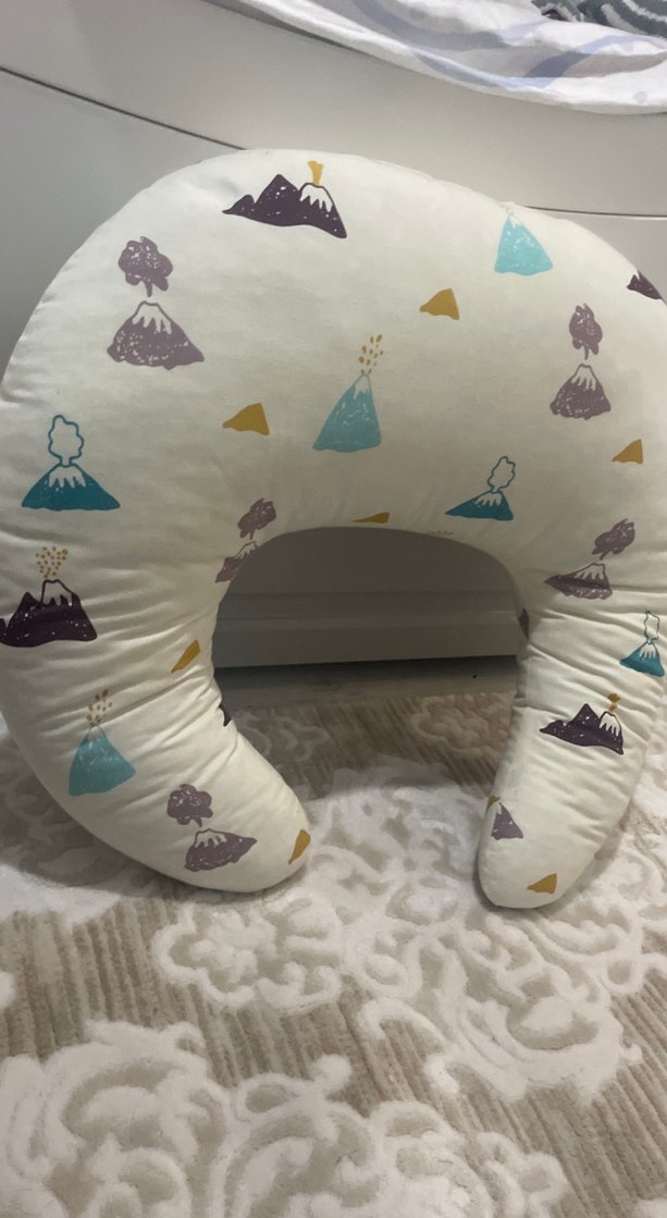 Pastel Renkli Desenli Emzirme ve Hamile Yastığı - Görsel 2