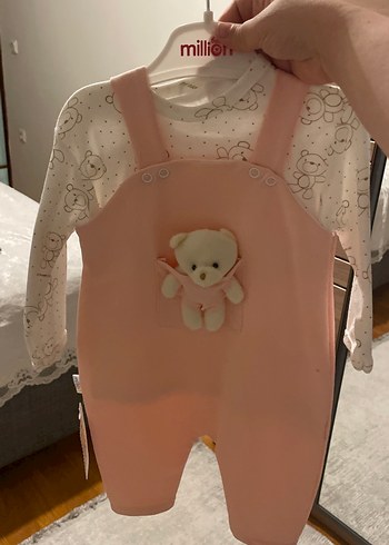 Bebek Kız Pastel Pembe Tulum