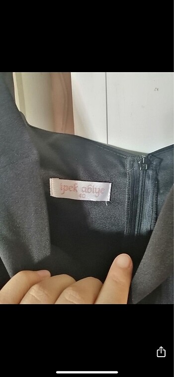 l Beden Siyah renk kısa elbise