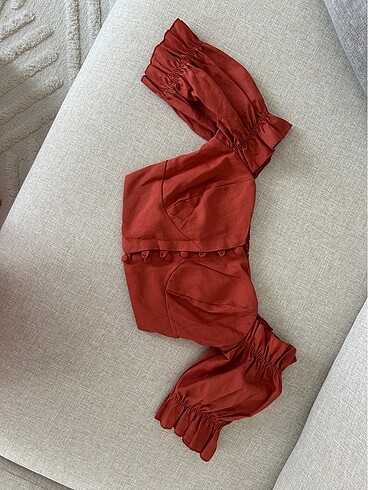 xs Beden Trendyolmilla Kiremit Crop